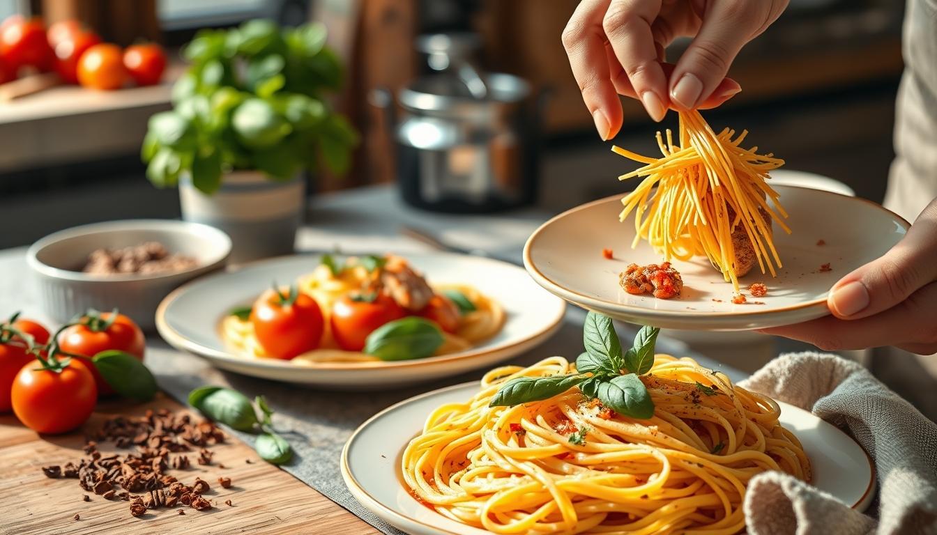 Cozy home-cooked dinner idea