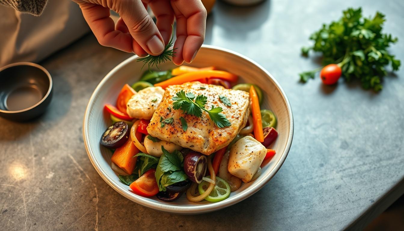 Comforting family dinner served at home
