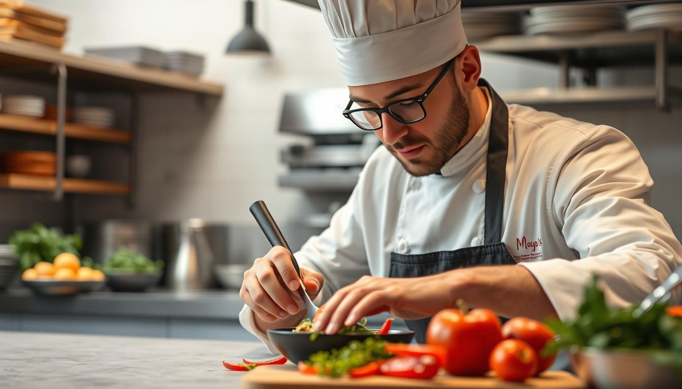 Ingredients prepared for a simple home dinner