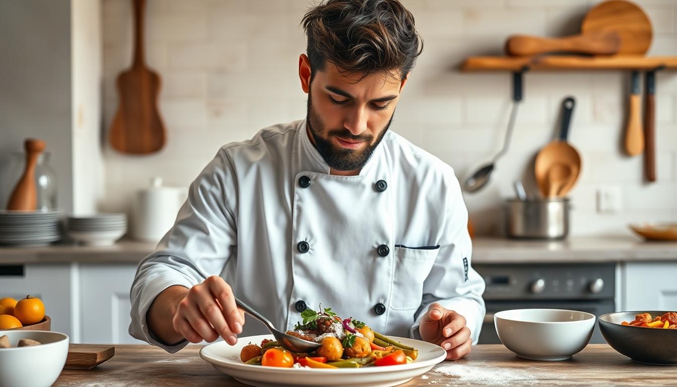 Healthy home cooking bowl